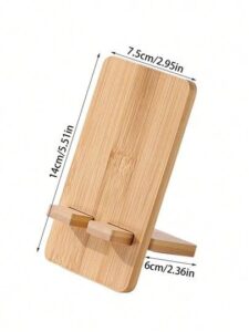 Woodlines Wooden Mobile Stand Dimensions – 14cm x 7.5cm x 6cm html Copy Edit 