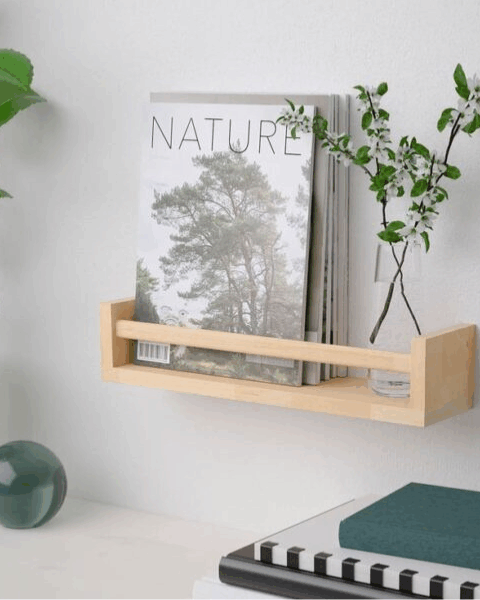Modern Square Floating Wall Shelves (Set of 2) | Contemporary Minimalist Display Units
