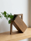 Geometric Wood Wall Planter